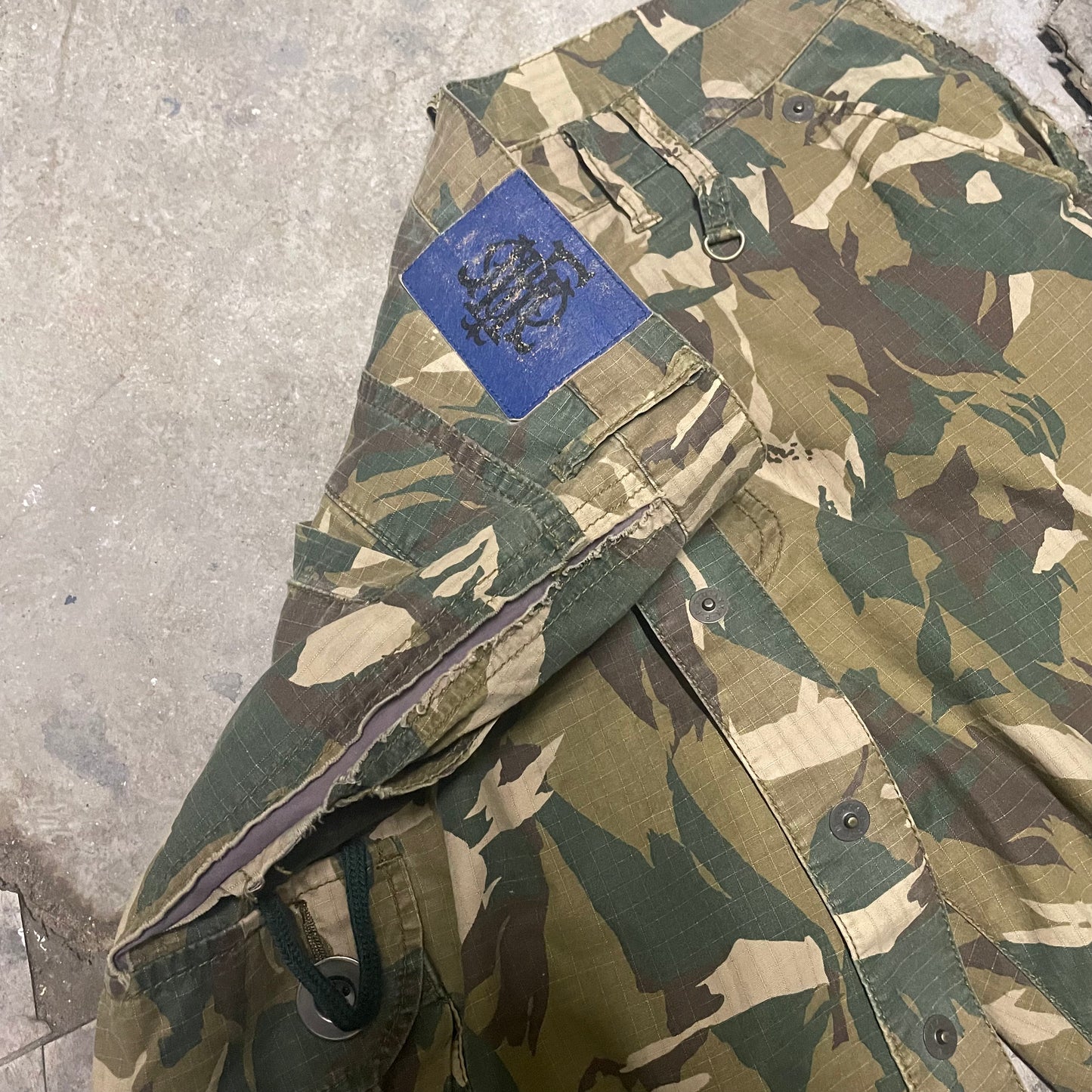 PPFM 90s 3/4 Length Camo Shorts