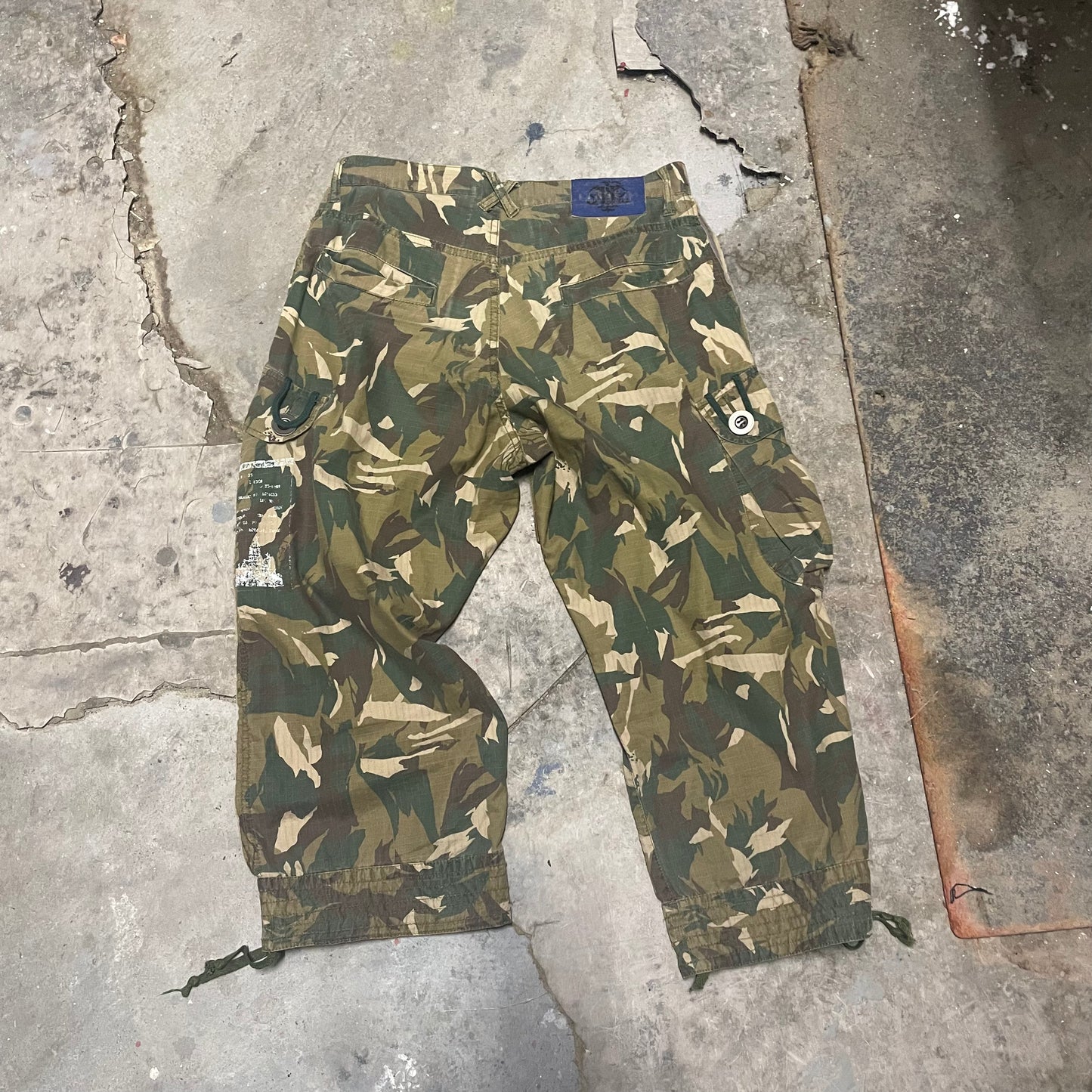 PPFM 90s 3/4 Length Camo Shorts