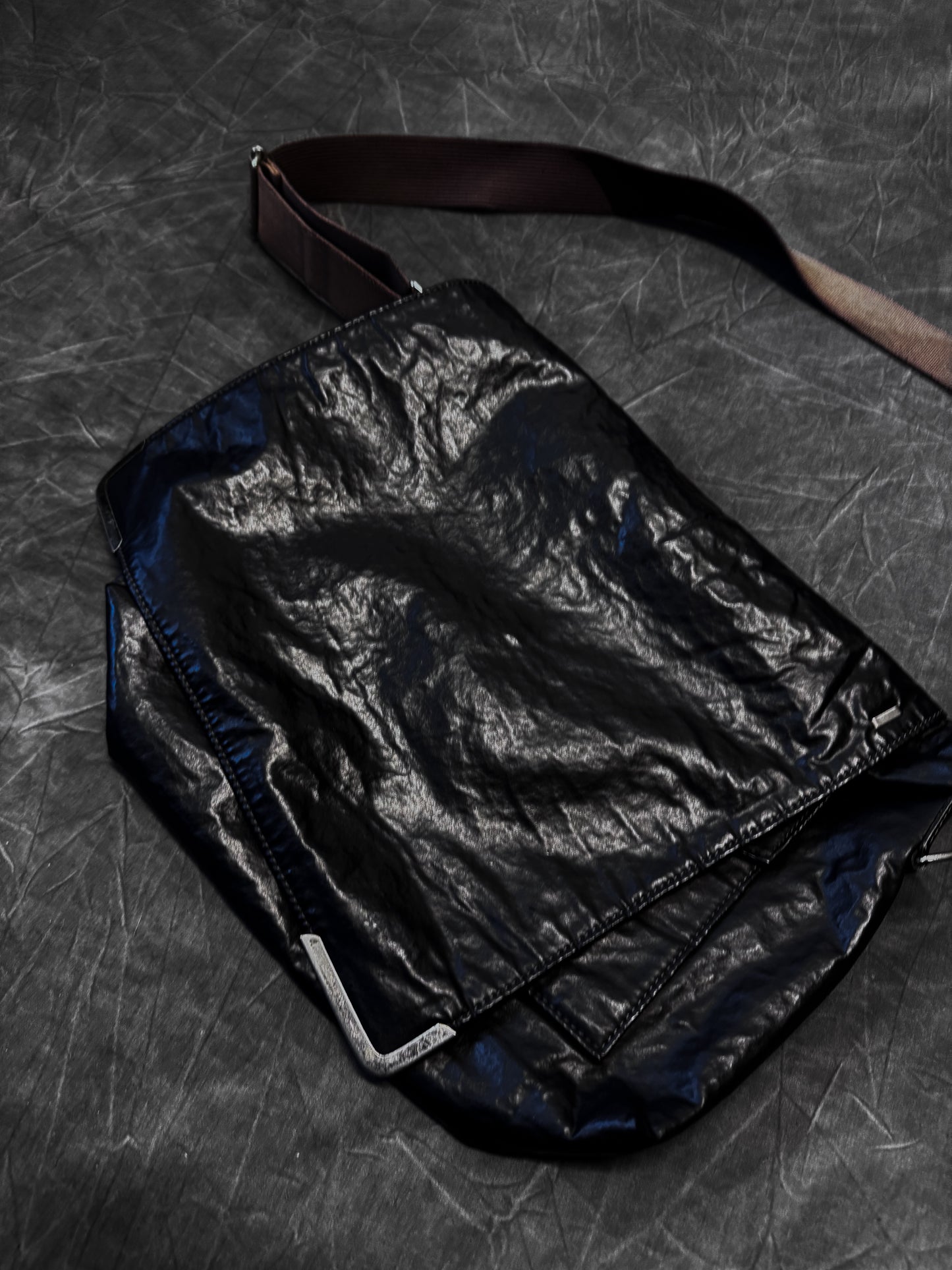 Jean Paul Gaultier Homme Crossbody Metal Clasp Bag
