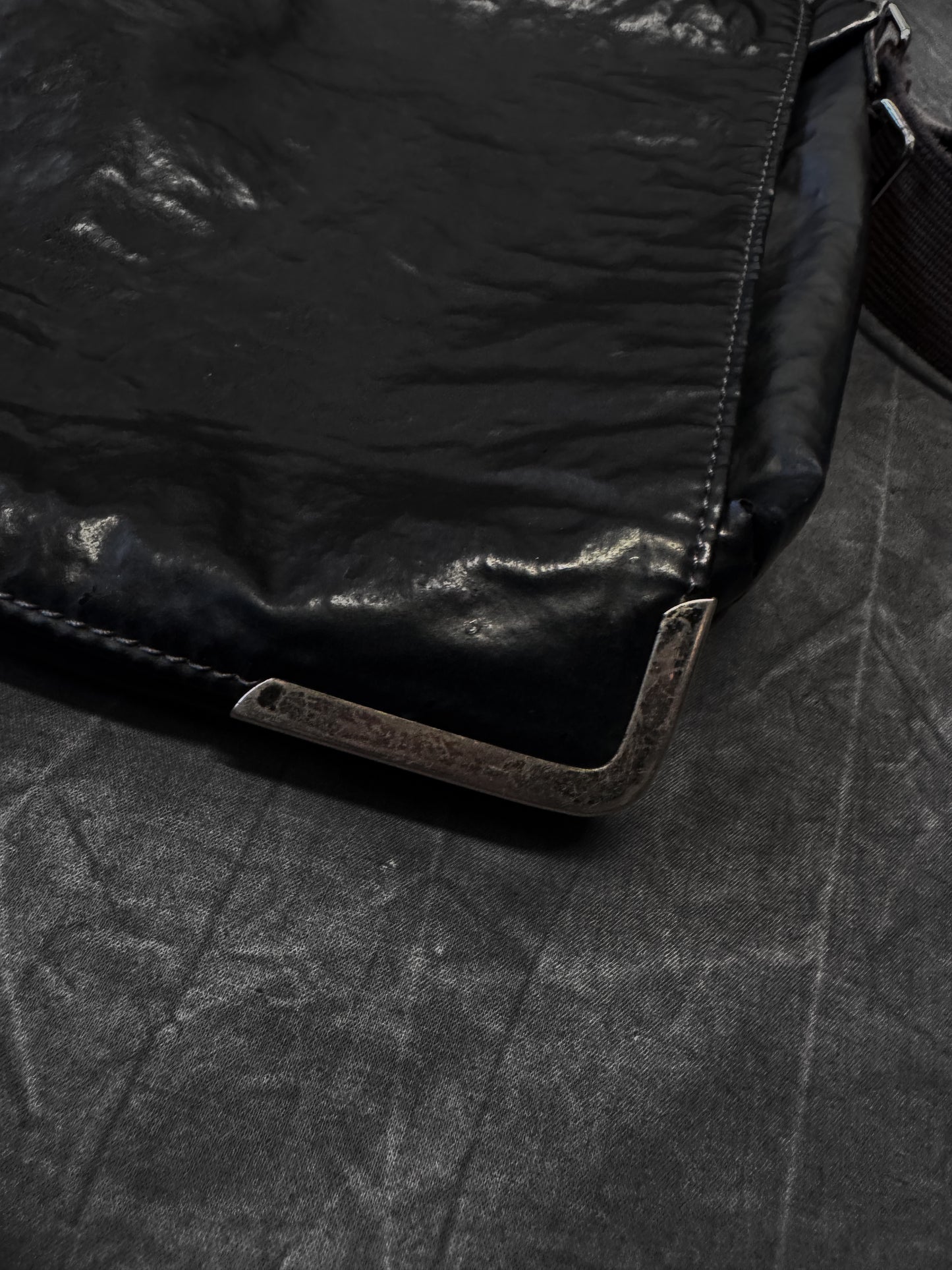 Jean Paul Gaultier Homme Crossbody Metal Clasp Bag