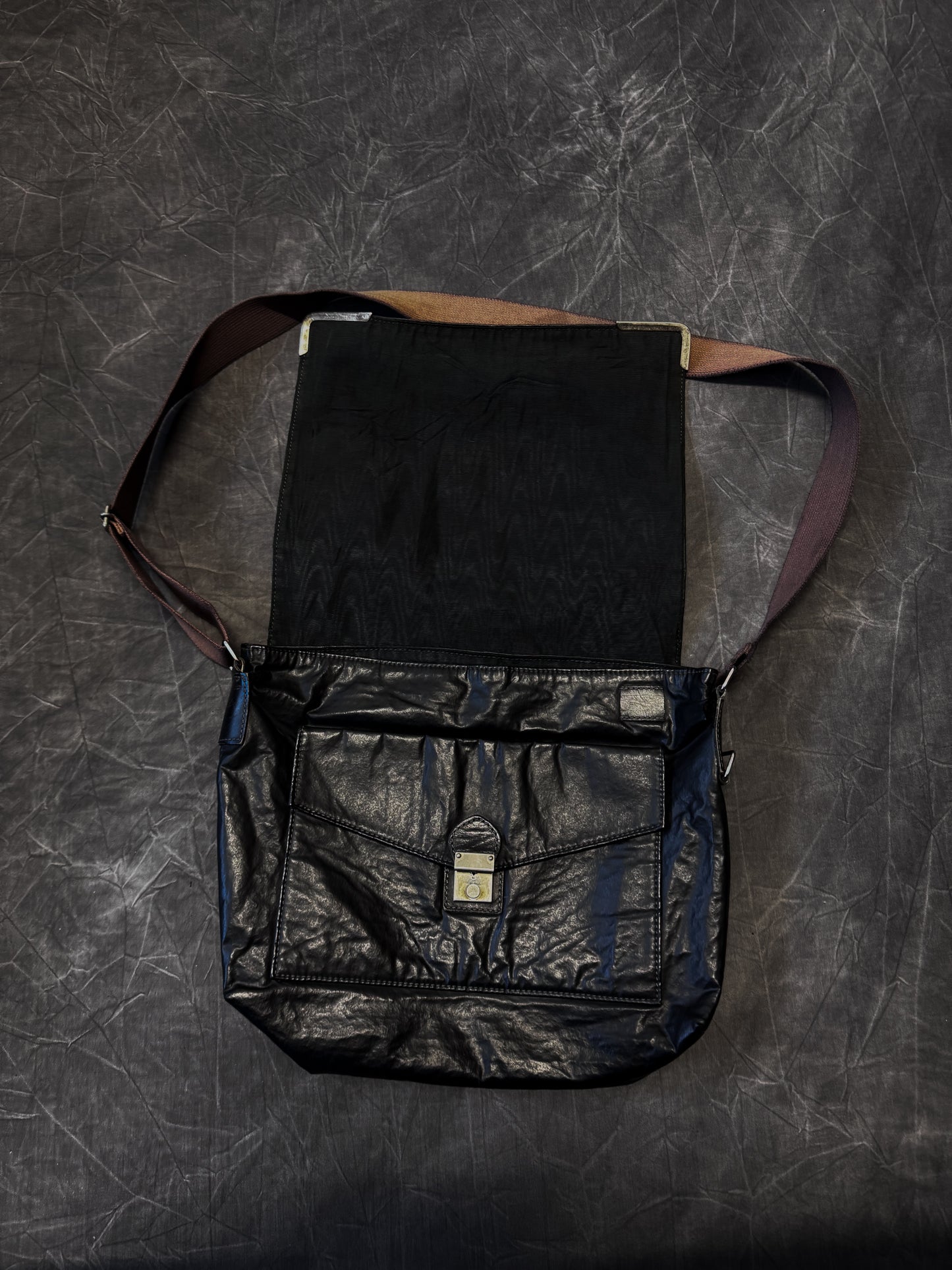 Jean Paul Gaultier Homme Crossbody Metal Clasp Bag