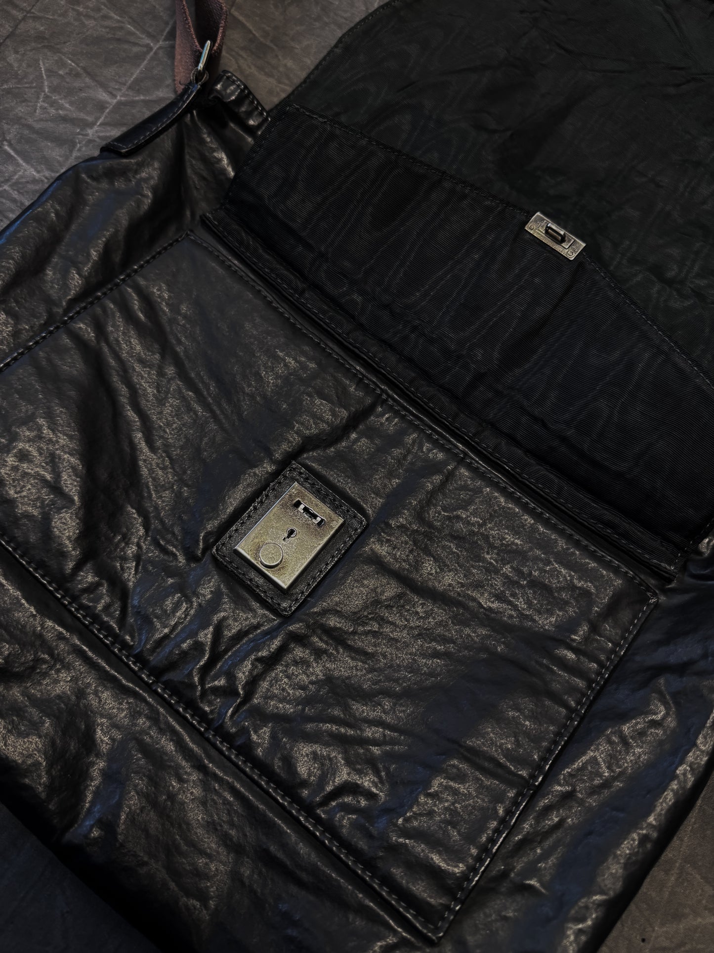 Jean Paul Gaultier Homme Crossbody Metal Clasp Bag