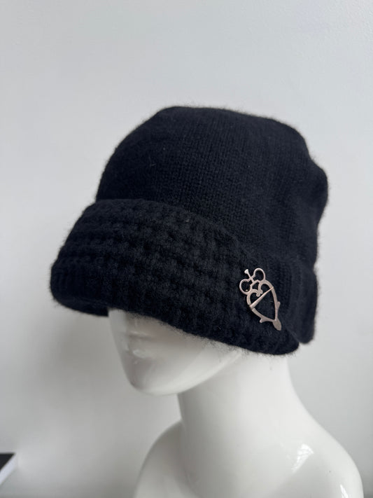 limi feu thick knit peaked hat