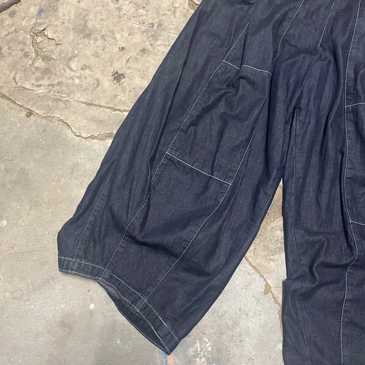 Needles HD Lightweight Denim Ballooned Trousers