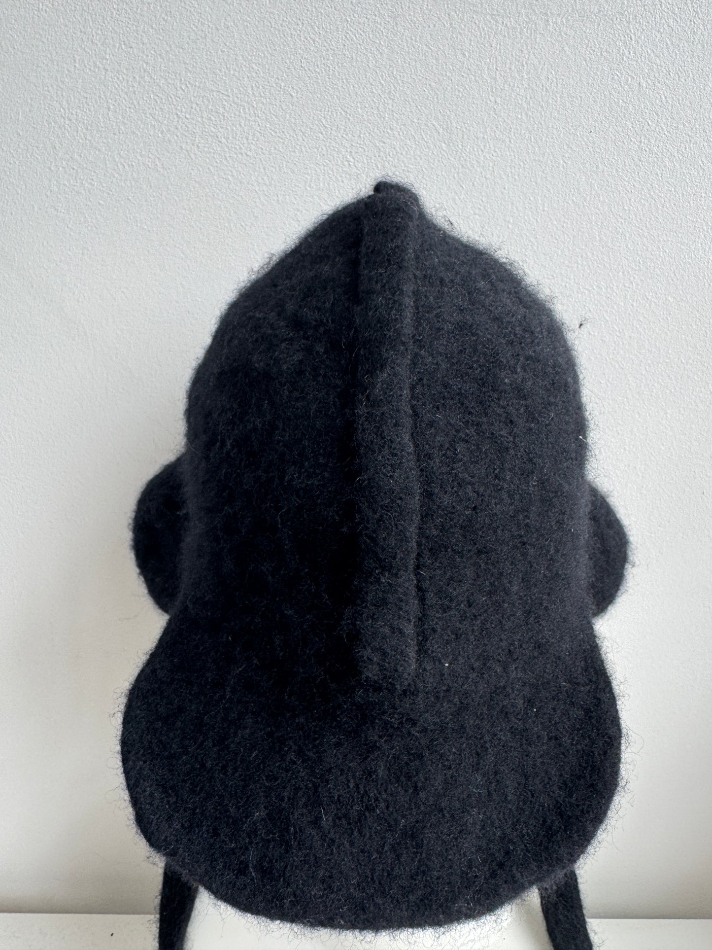 yuji yamada felt wool ear flap aviator hat