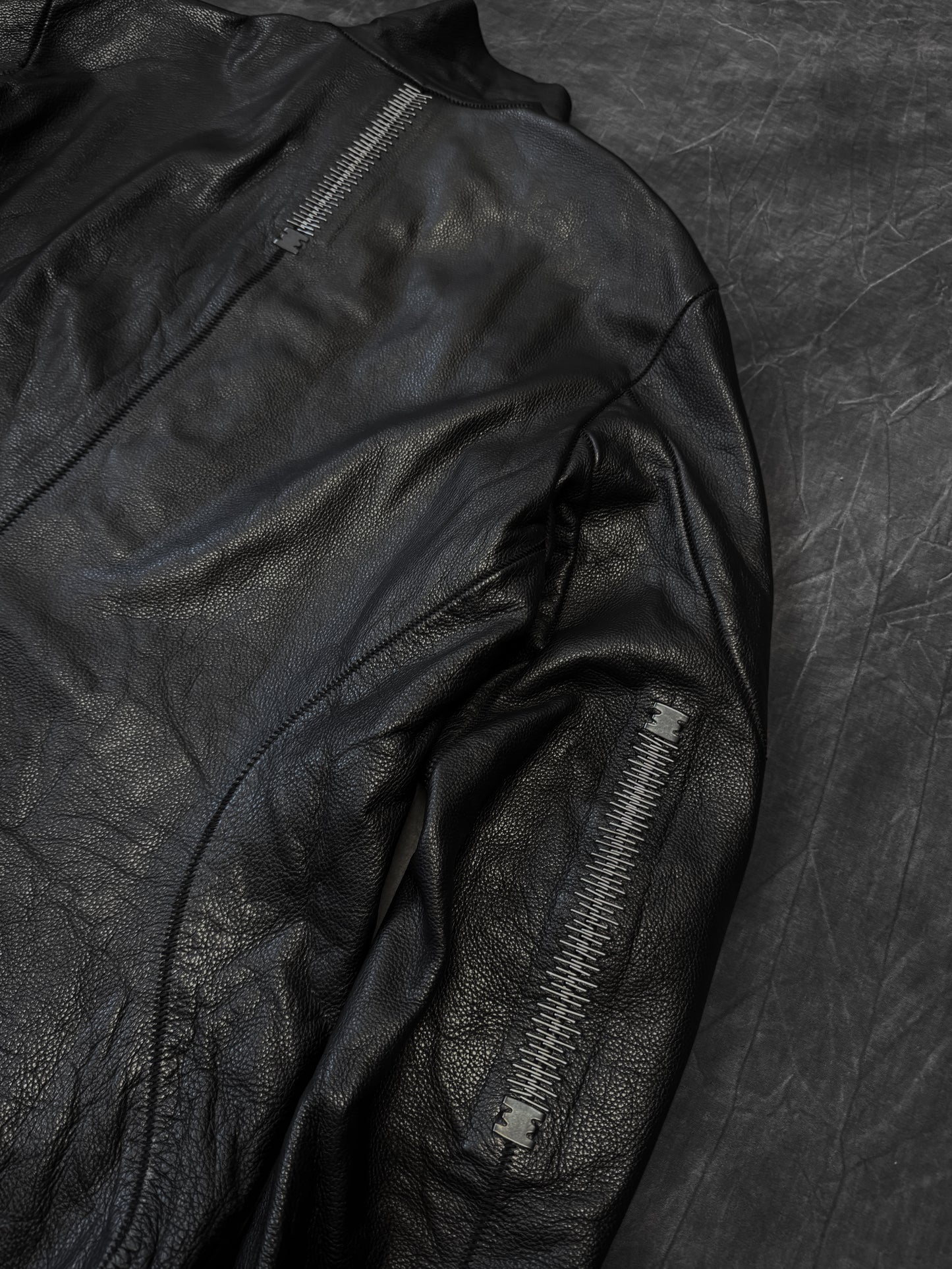 Isaac Sellam Staple Spine Leather Jacket