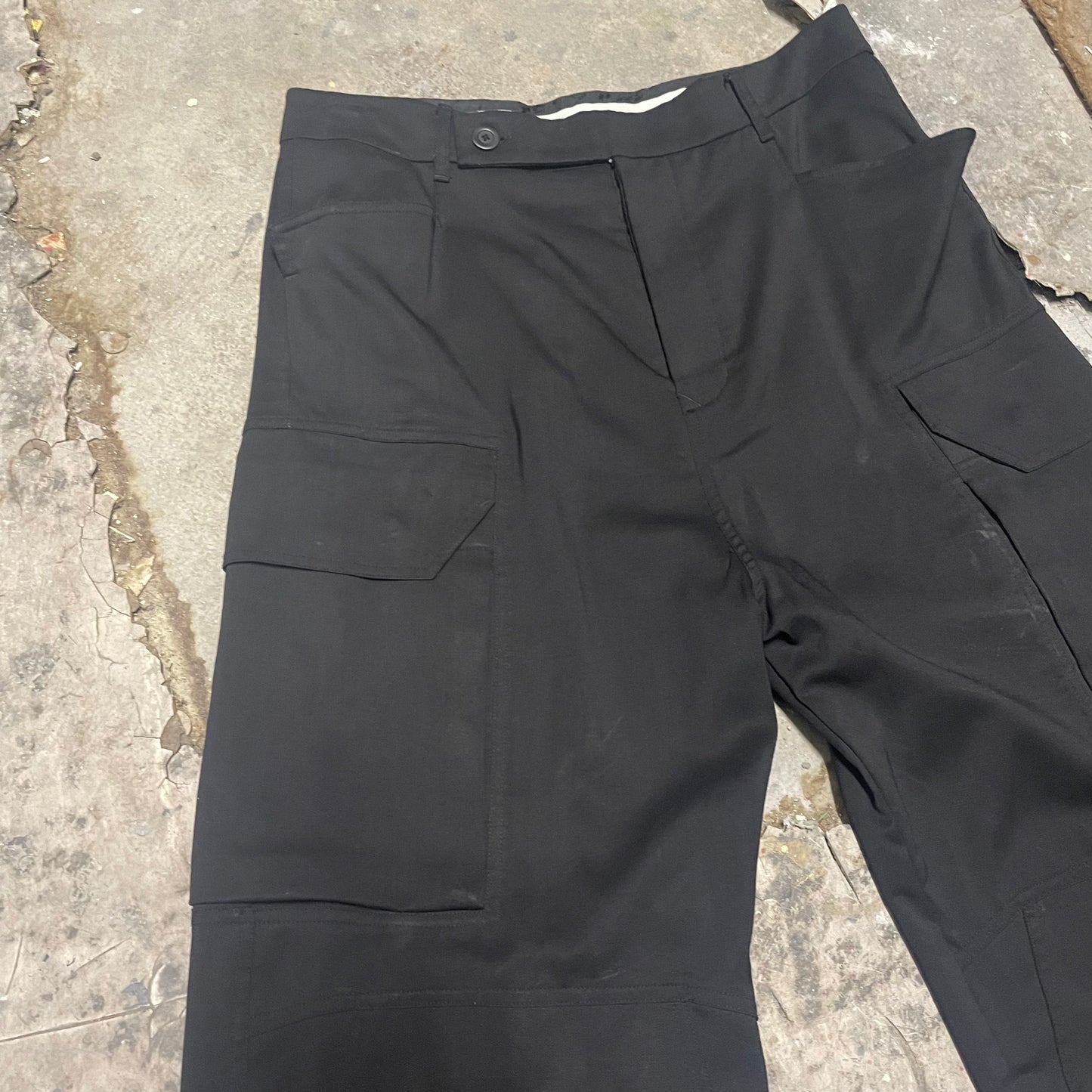 Rick Owens AW16 Mastodon Tuxedo Cargo Trousers