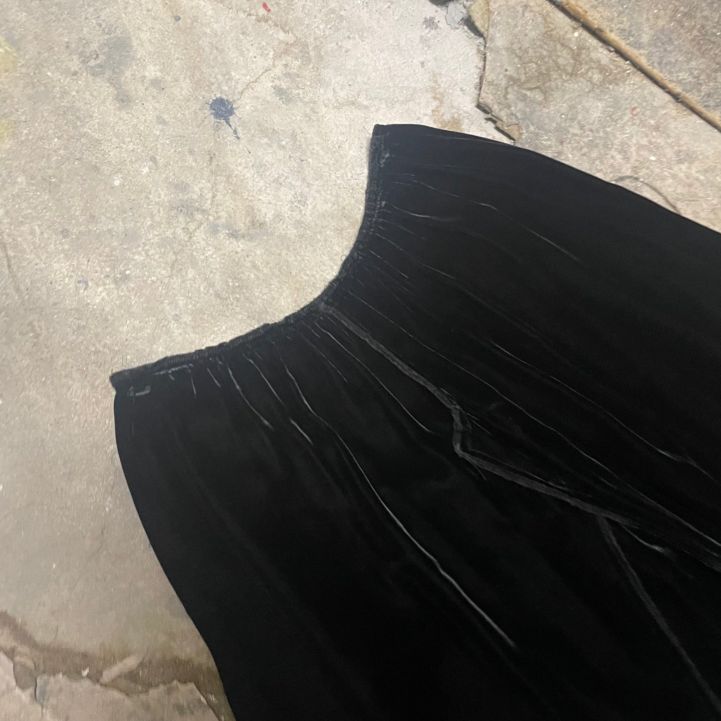 Comme Des Garcons AW09 Broken Brides Velvet Skirt