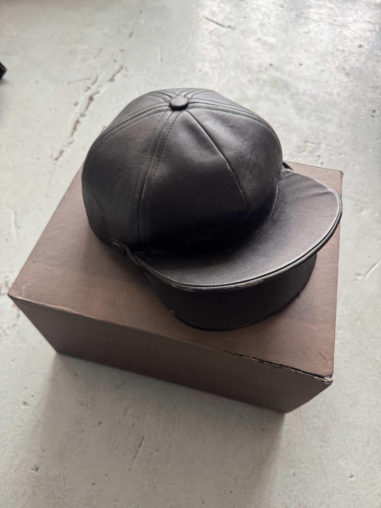 K`TZ double brim leather hat