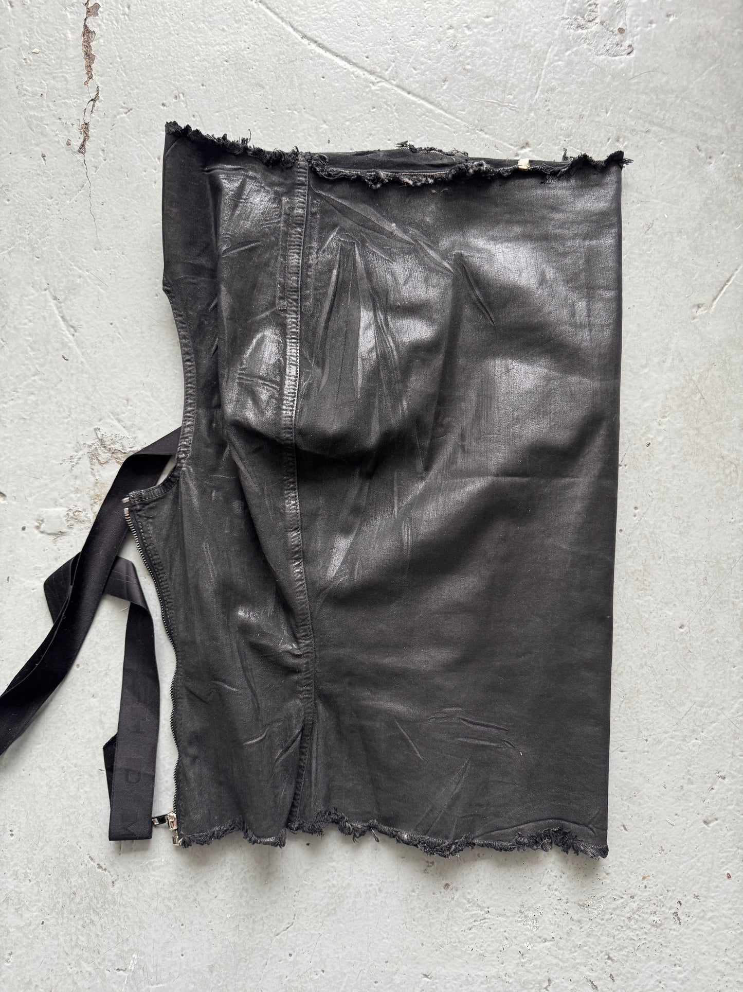 rick owens treated shoulder top