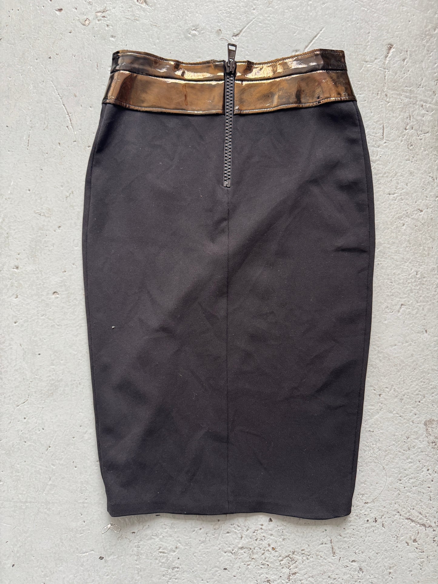 givenchy pvc spike pencil skirt