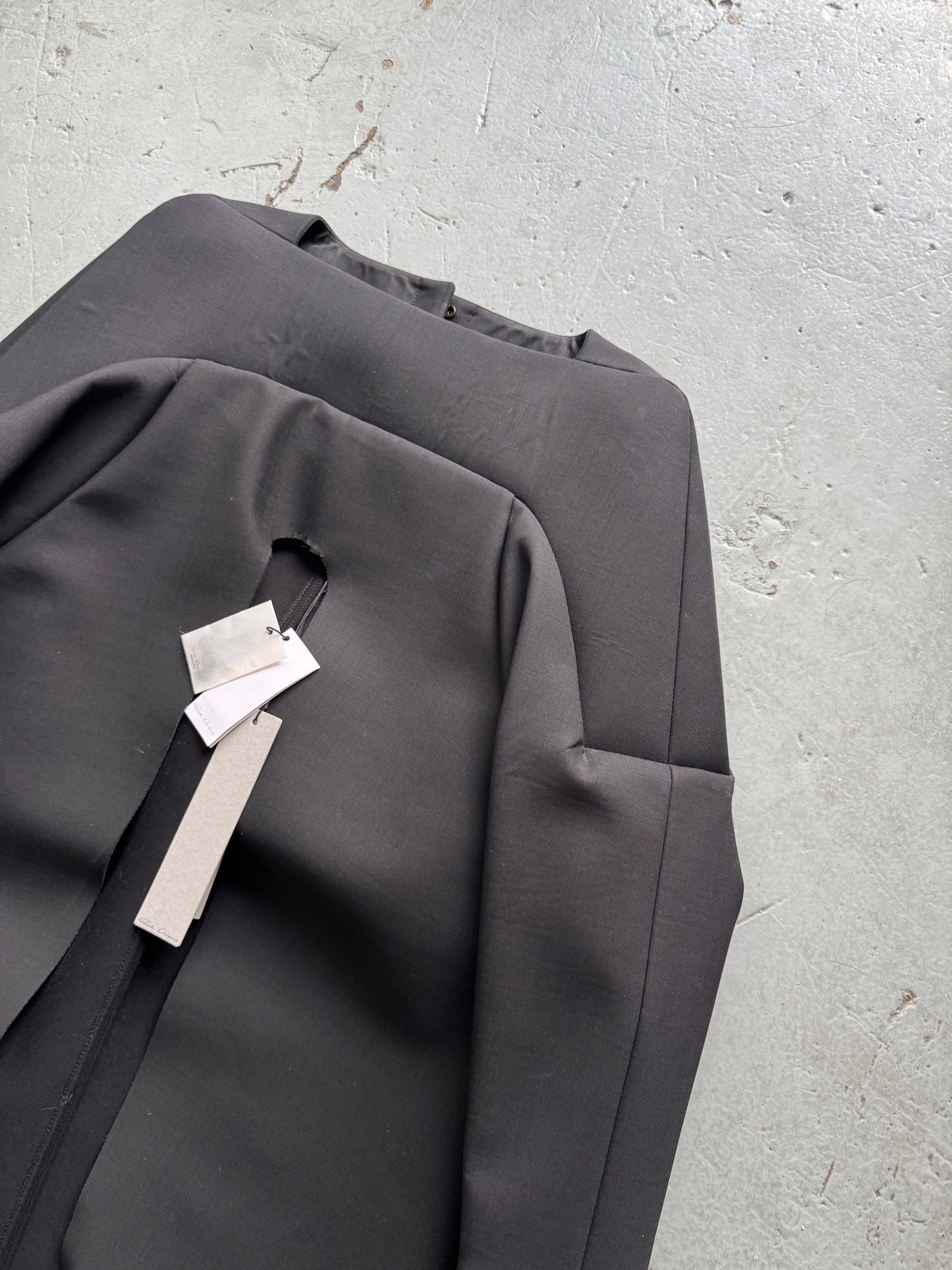 rick owens runway structural jacket (?)