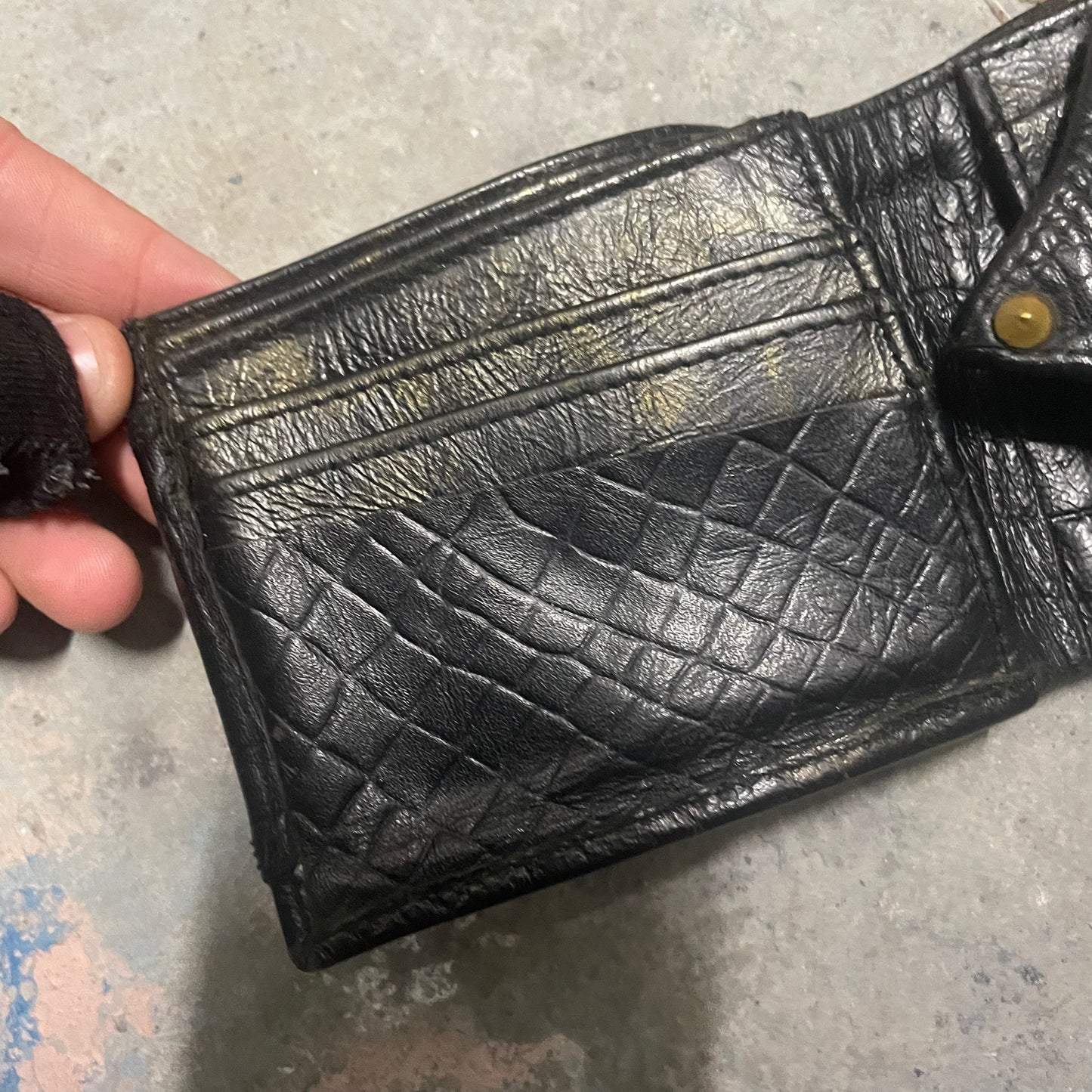 Kmrii Gemstone Leather Wallet