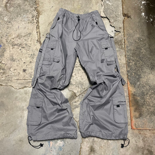 Criminal Damage 90s Raver Wide Cargo Pants