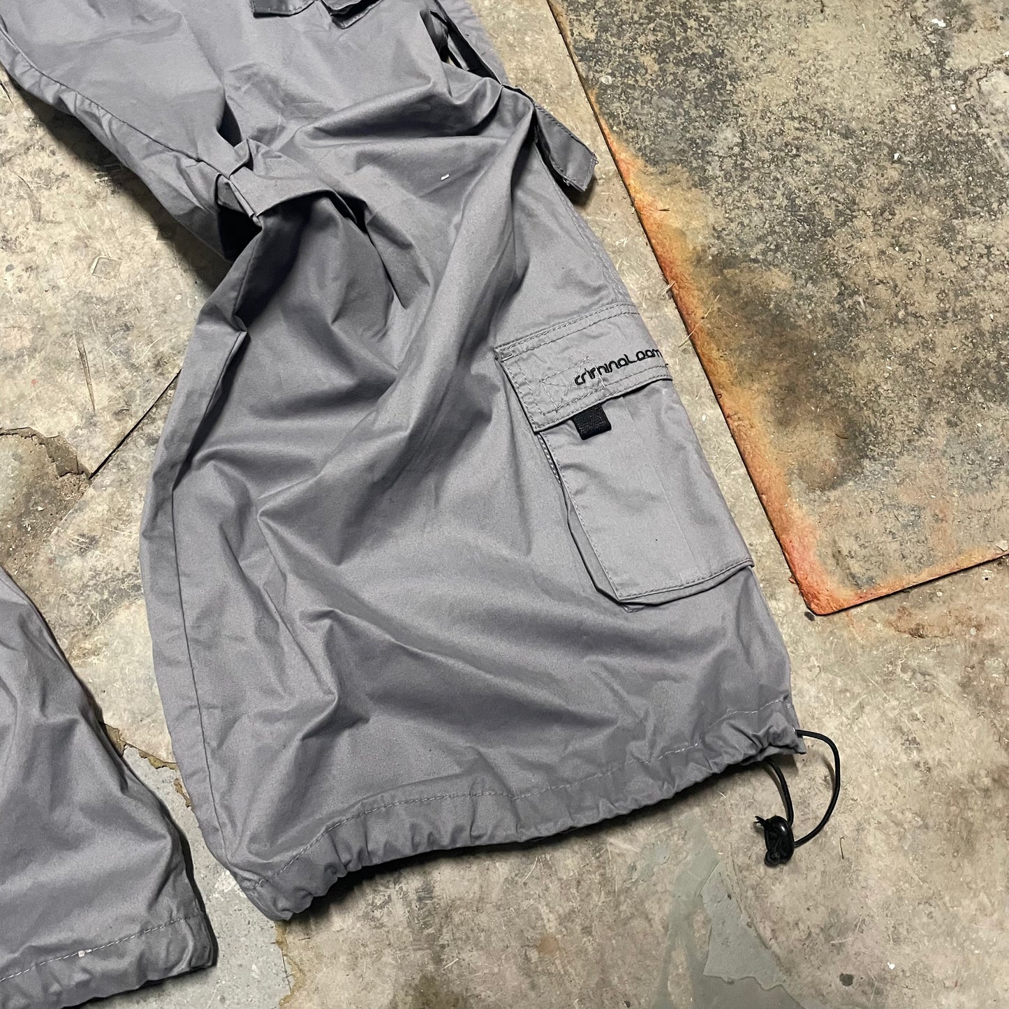 Criminal Damage 90s Raver Wide Cargo Pants