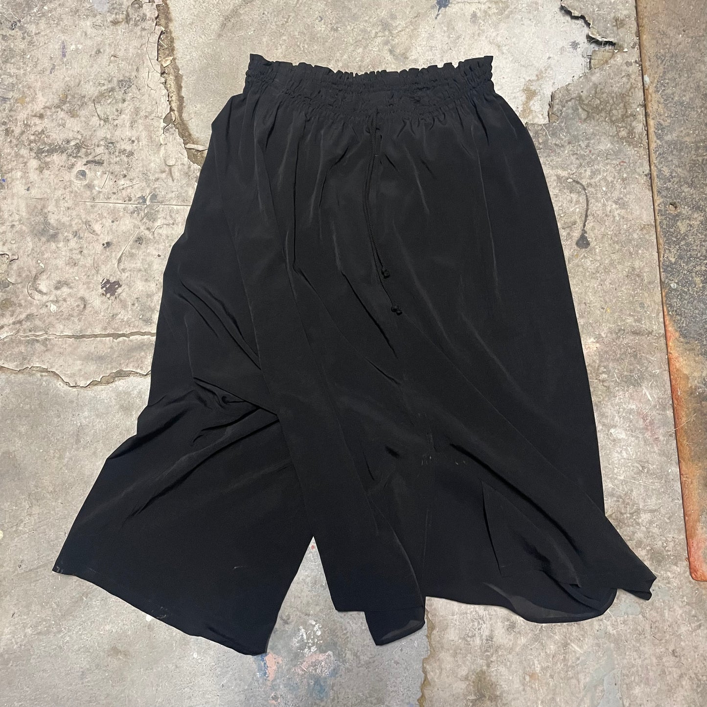 Yohji Yamamoto Y's Twisted Leg Wide Trousers