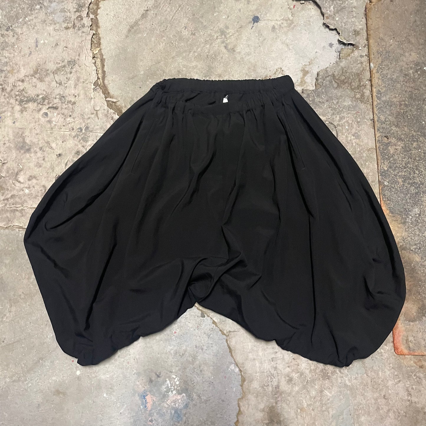 Comme Des Garcons Circle Silhouette Wide Shorts