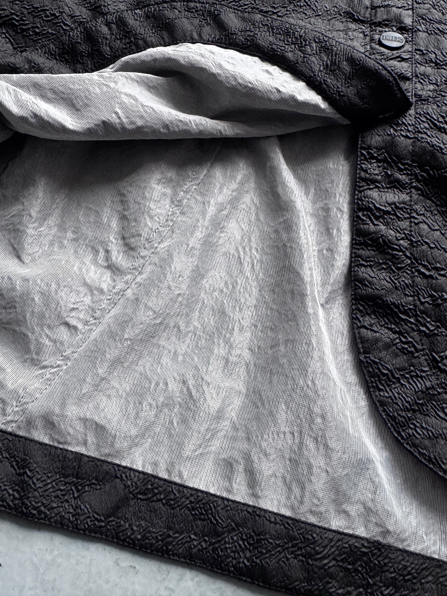 KTZ buttoned utility skirt