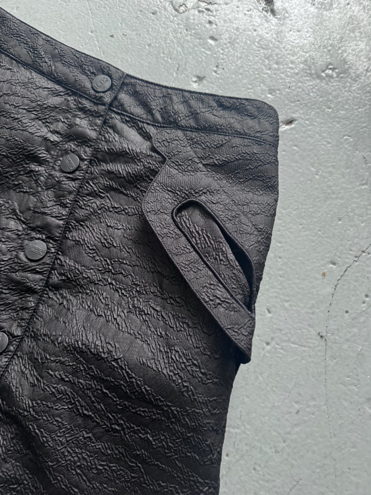 KTZ buttoned utility skirt