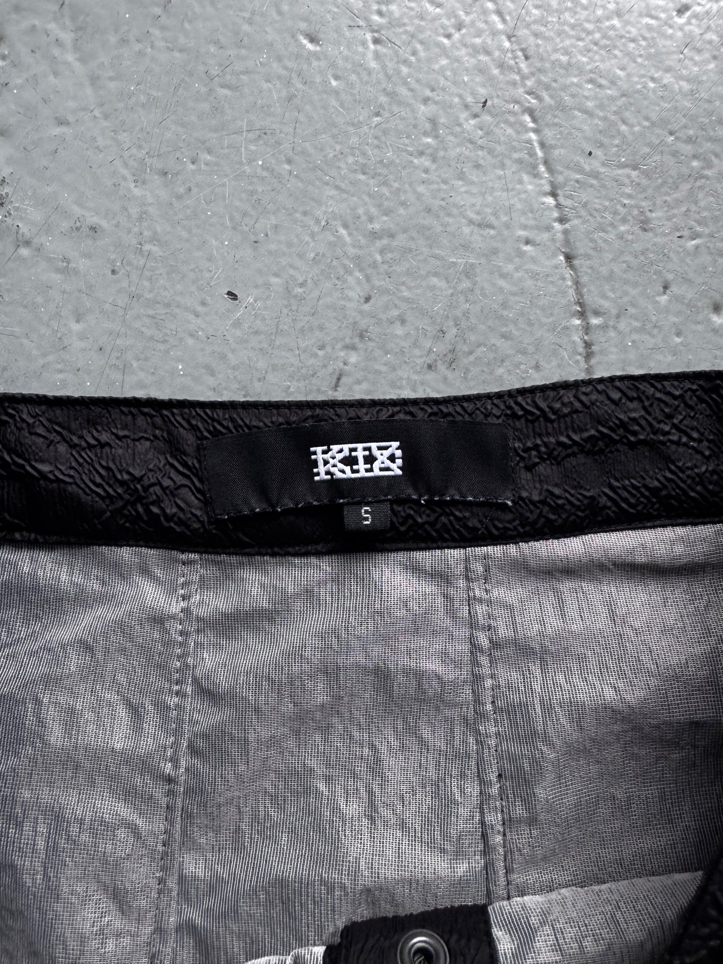 KTZ buttoned utility skirt