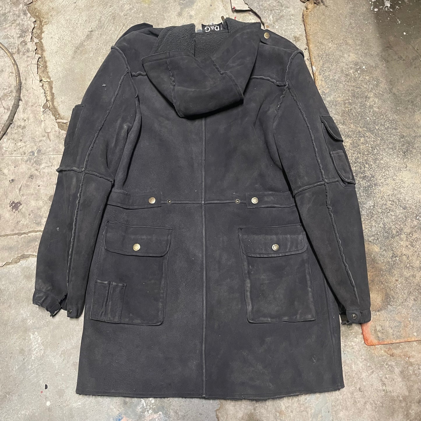 Dolce & Gabbana 2000s Shearling Aviator Jacket