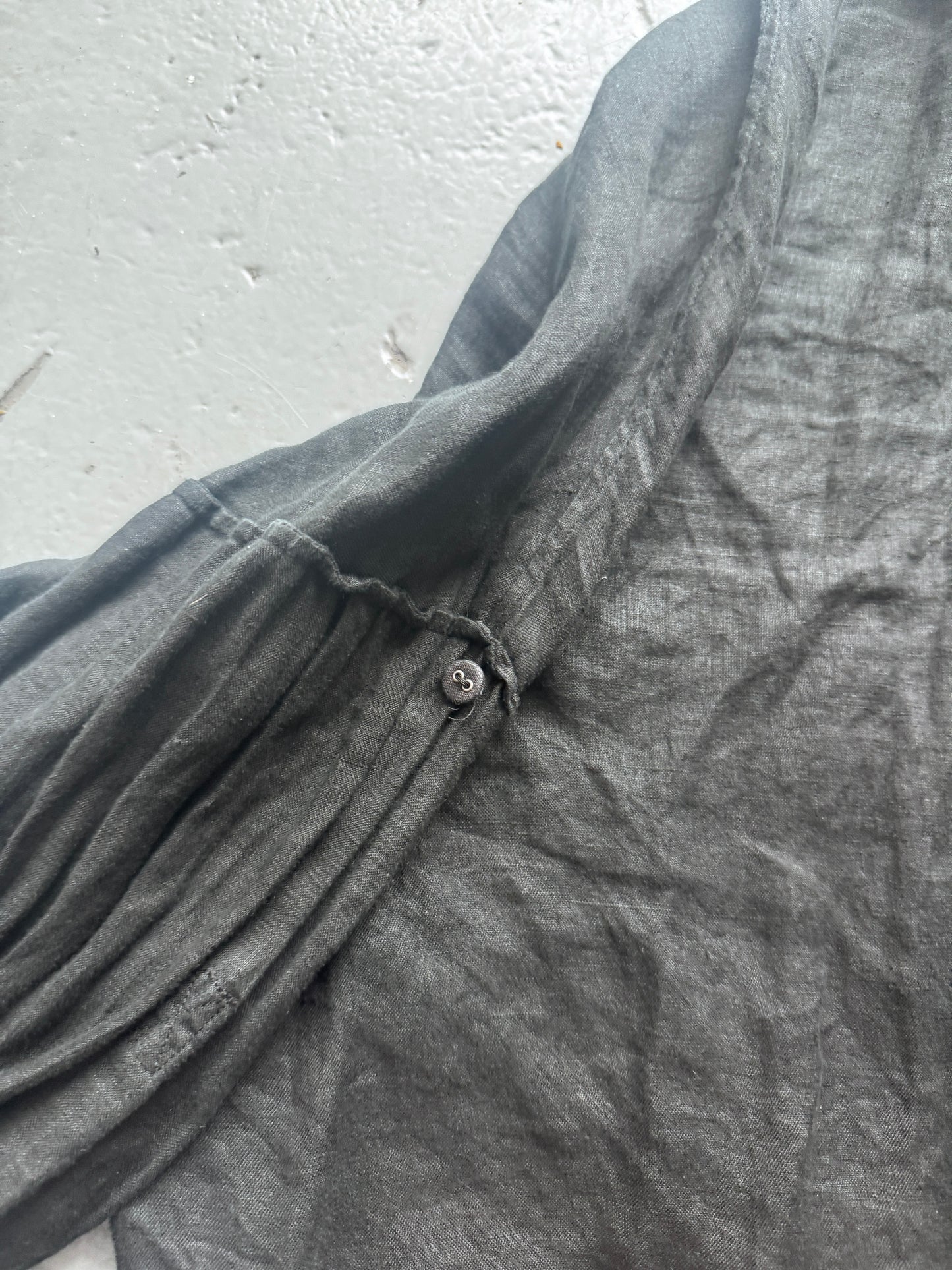 Isabel Benenato Linen Hoodie