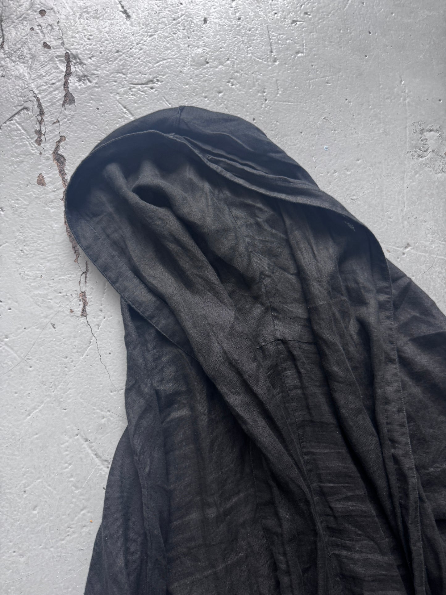 Isabel Benenato Linen Hoodie