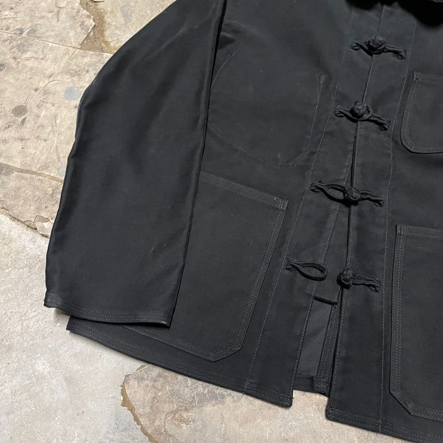 Kozaburo Moleskin Ball Closure Jacket