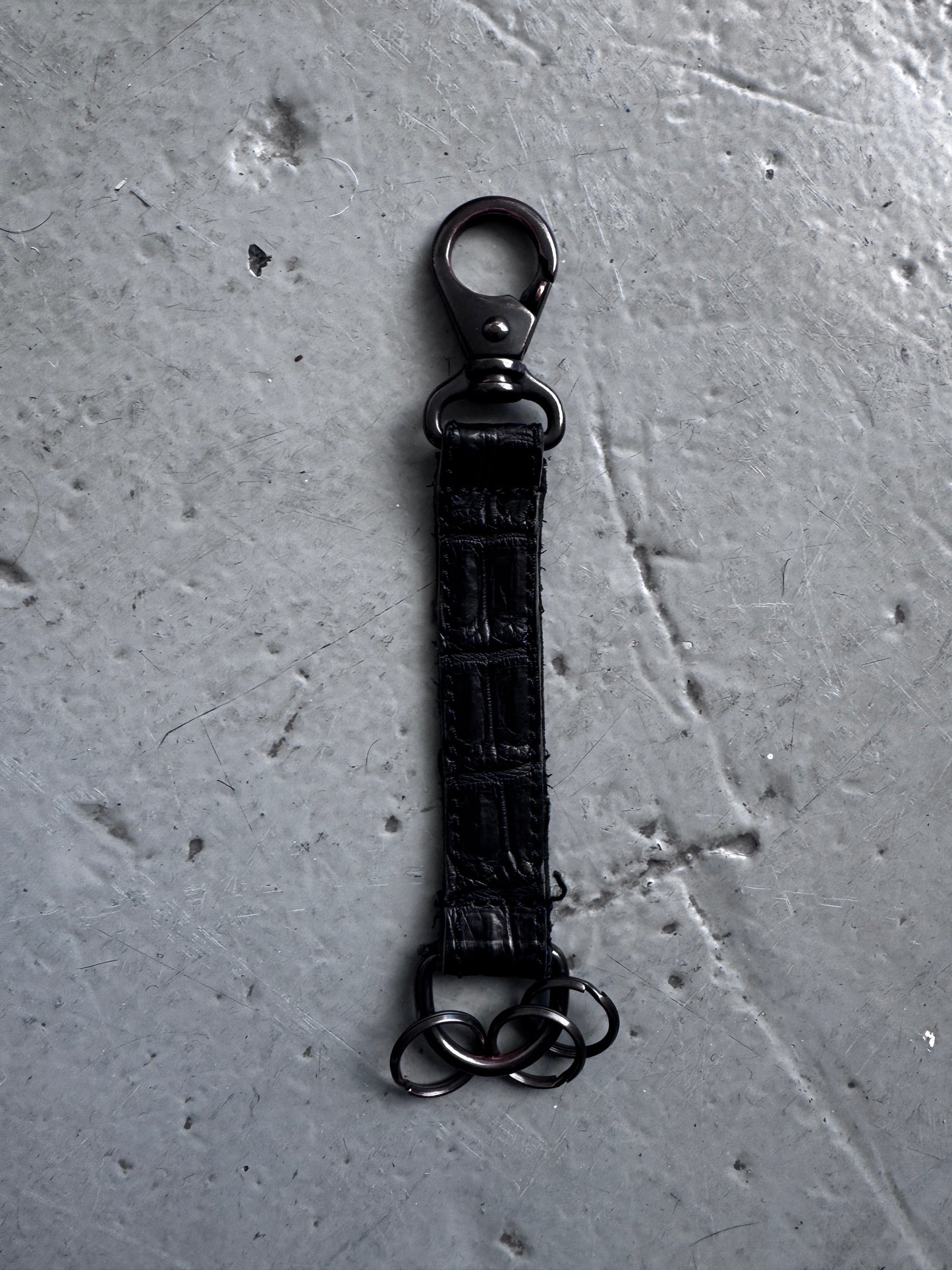 Yasuyuki Ishii Crocodile Leather Keyring / Bag Charm