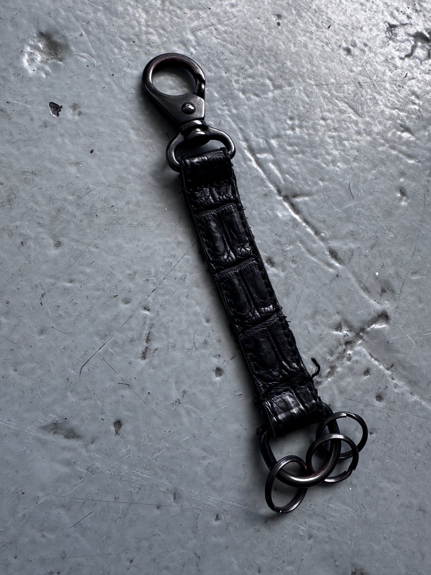 Yasuyuki Ishii Crocodile Leather Keyring / Bag Charm