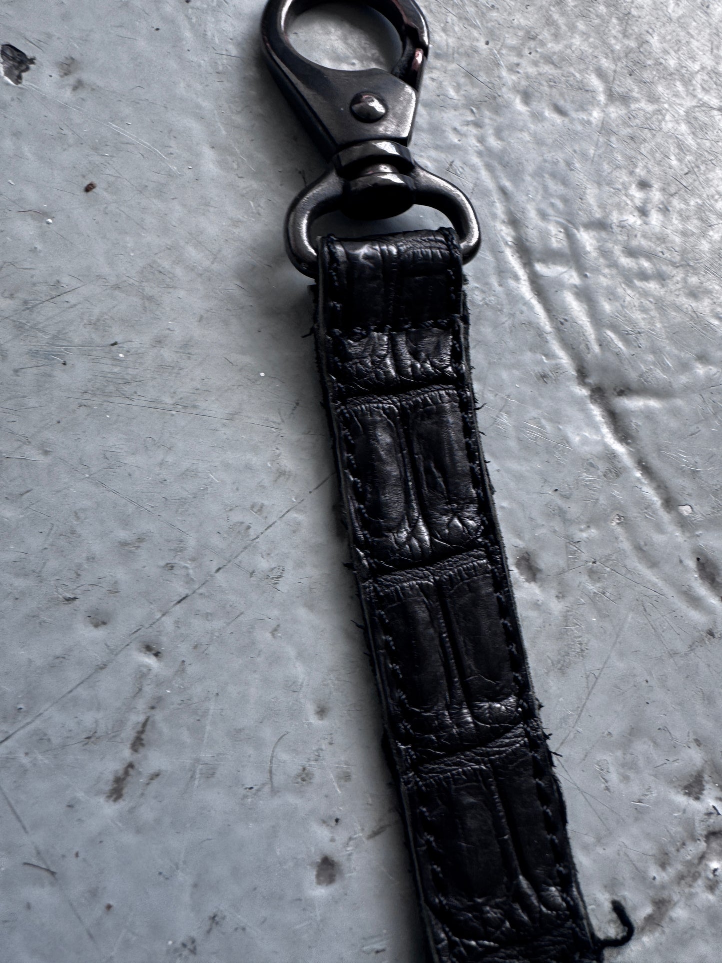 Yasuyuki Ishii Crocodile Leather Keyring / Bag Charm