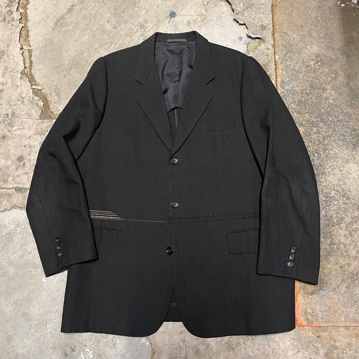 Comme Des Garcons Homme 90s Embroidered Blazer