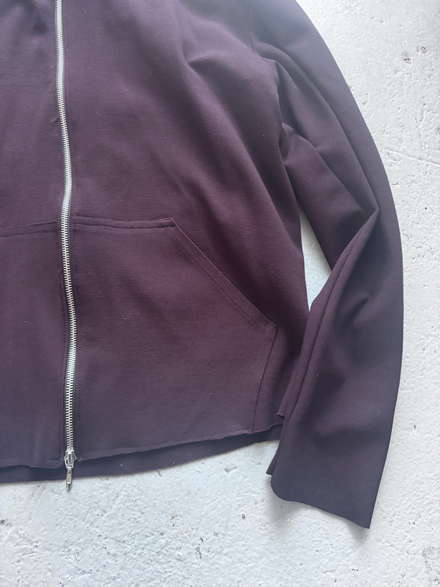 Maxime Black 2 Way Full Zip Stretch Hoodie