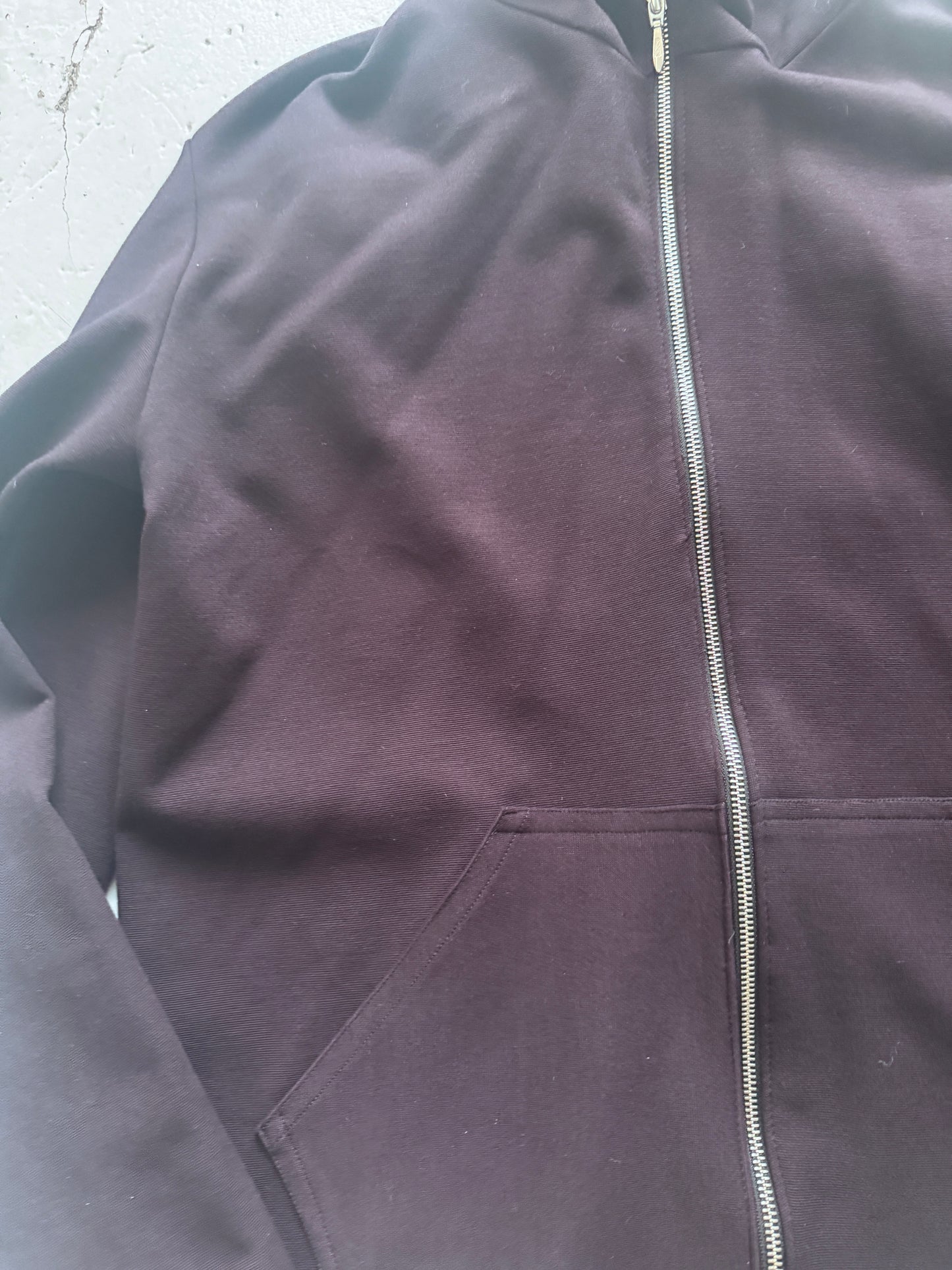 Maxime Black 2 Way Full Zip Stretch Hoodie