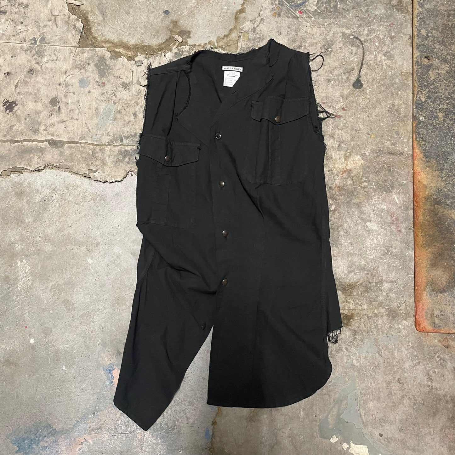 Marc Le Bihan Deconstructed Vest