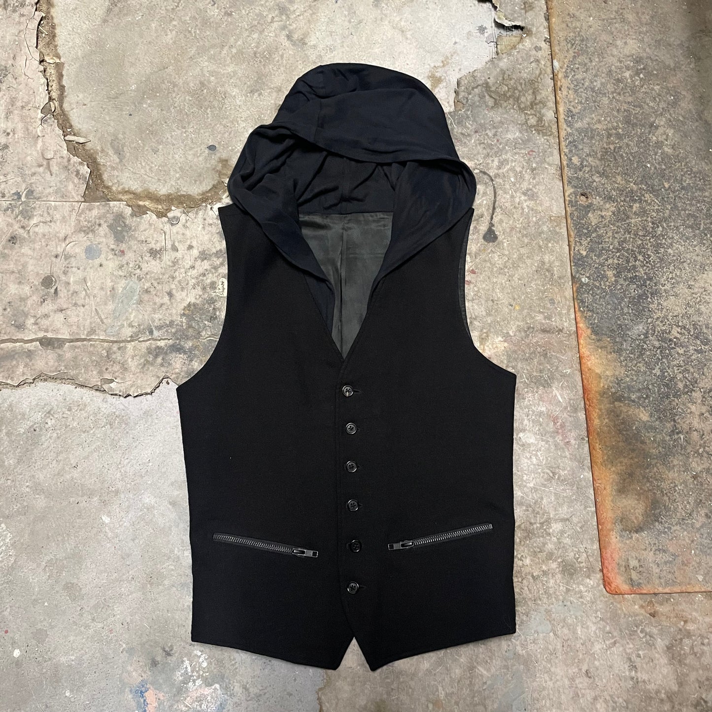 Ann Demeulemeester Hooded Waistcoat