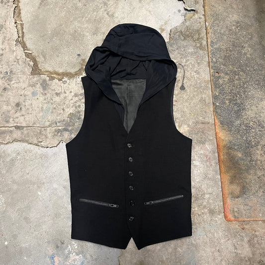 Ann Demeulemeester Hooded Waistcoat