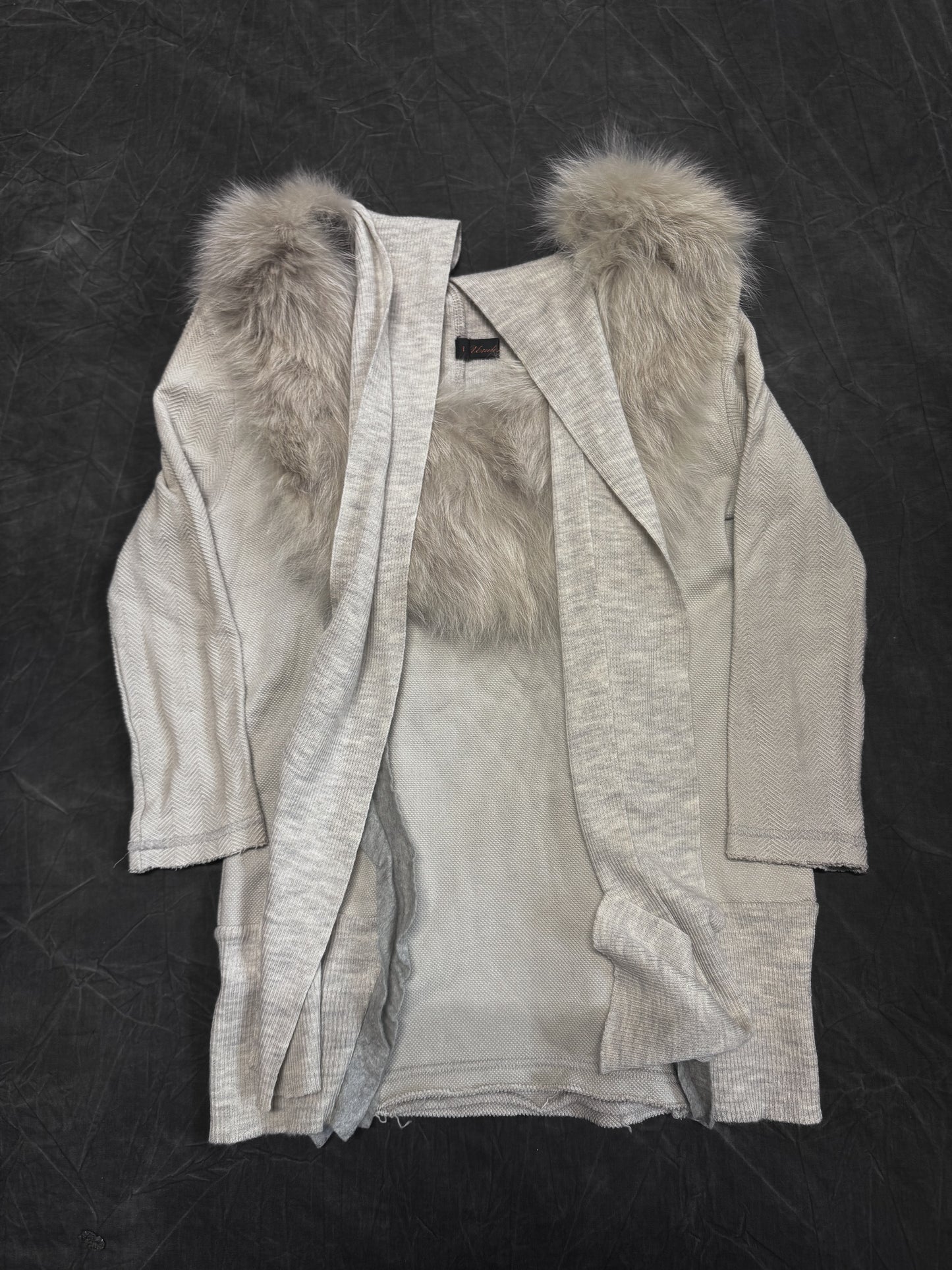 Undercover AW05 Arts & Crafts Felt & Rabbit Fur Top
