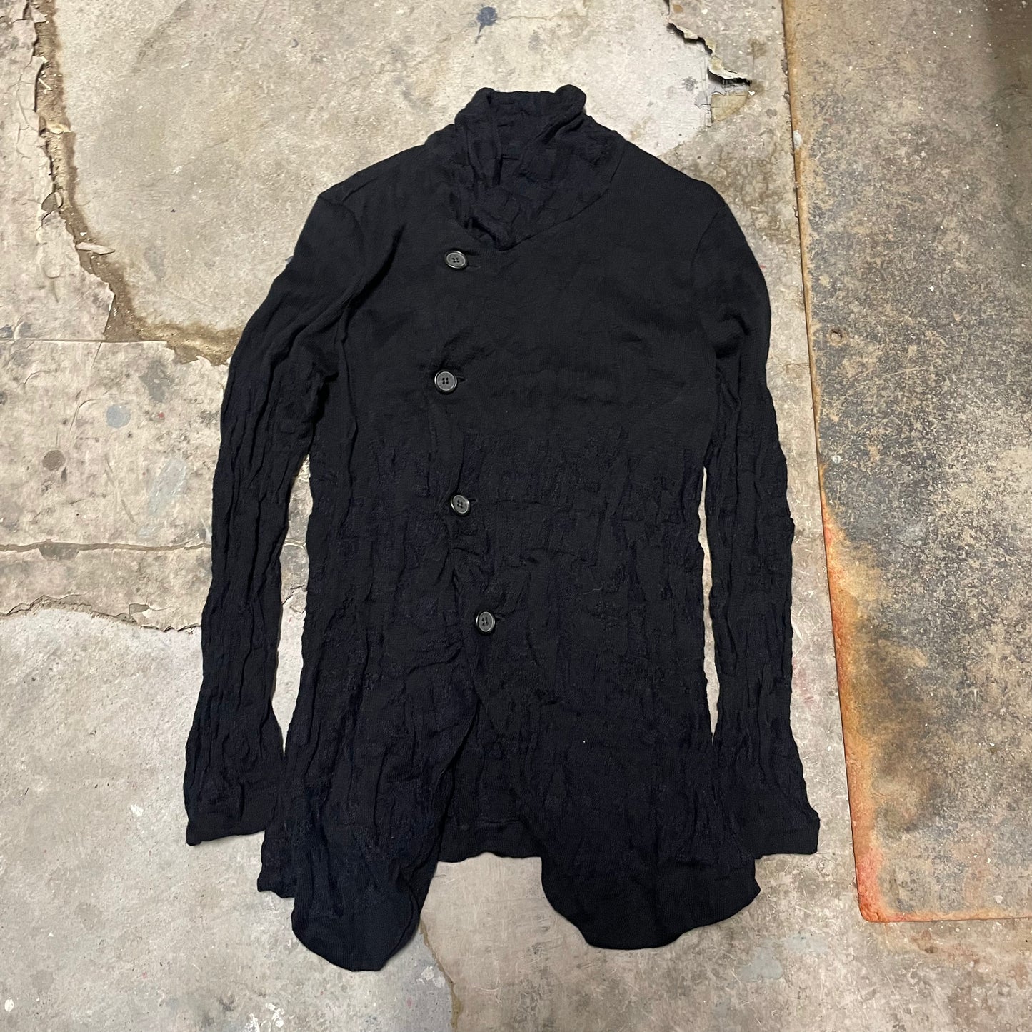 Yohji Yamamoto Y's Knit Asymmetric Jacket