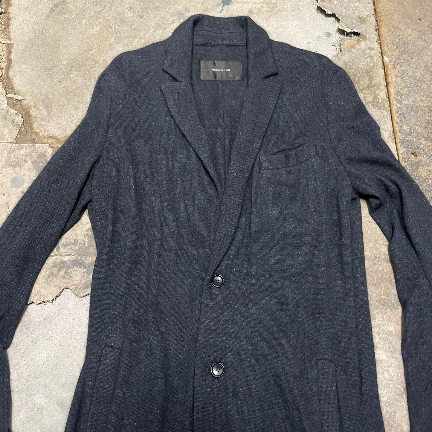 Yasuyuki Ishii Soft Knit Long Jacket