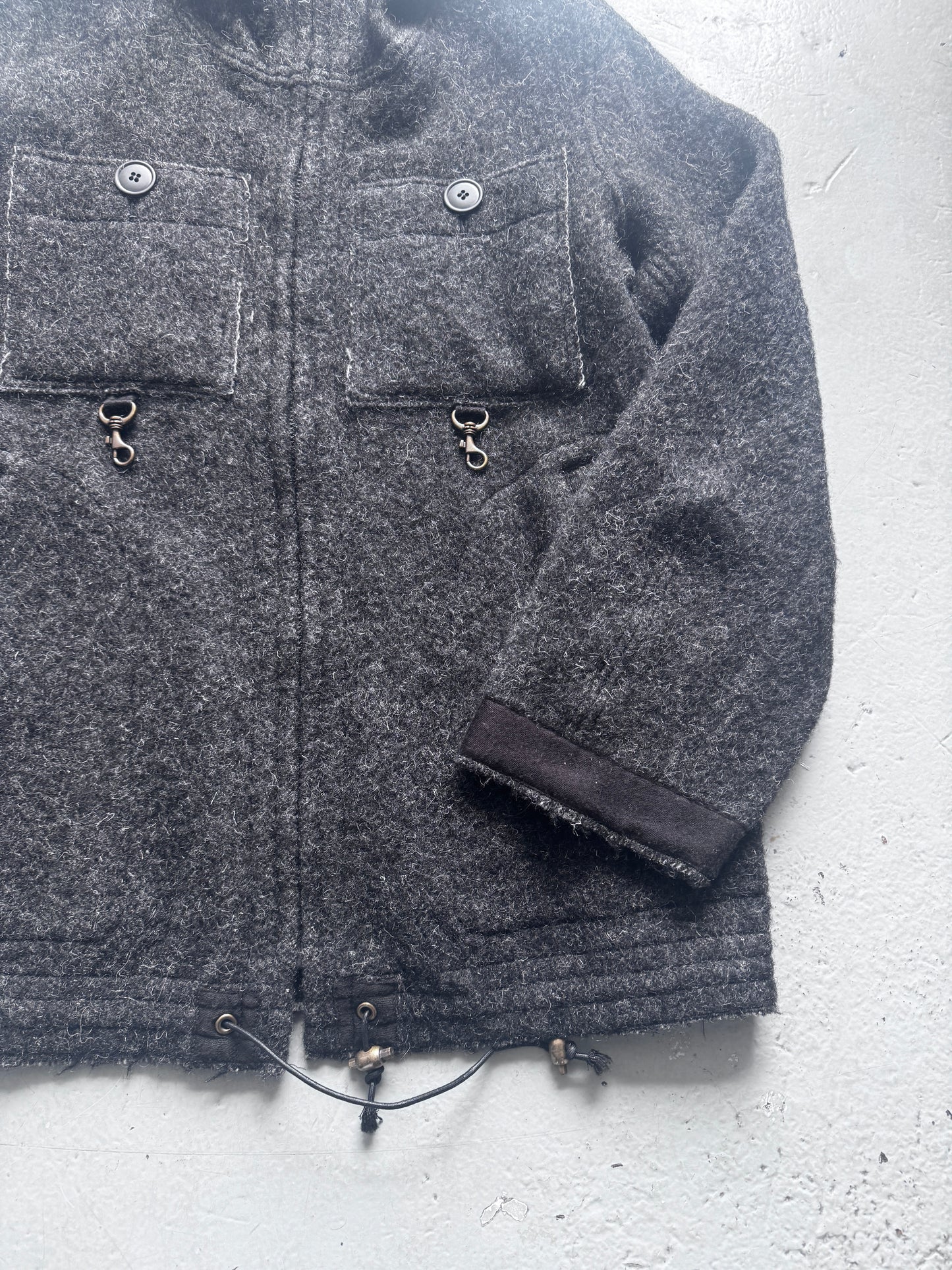 Yuji Yamada Thick Wool Witch Parka