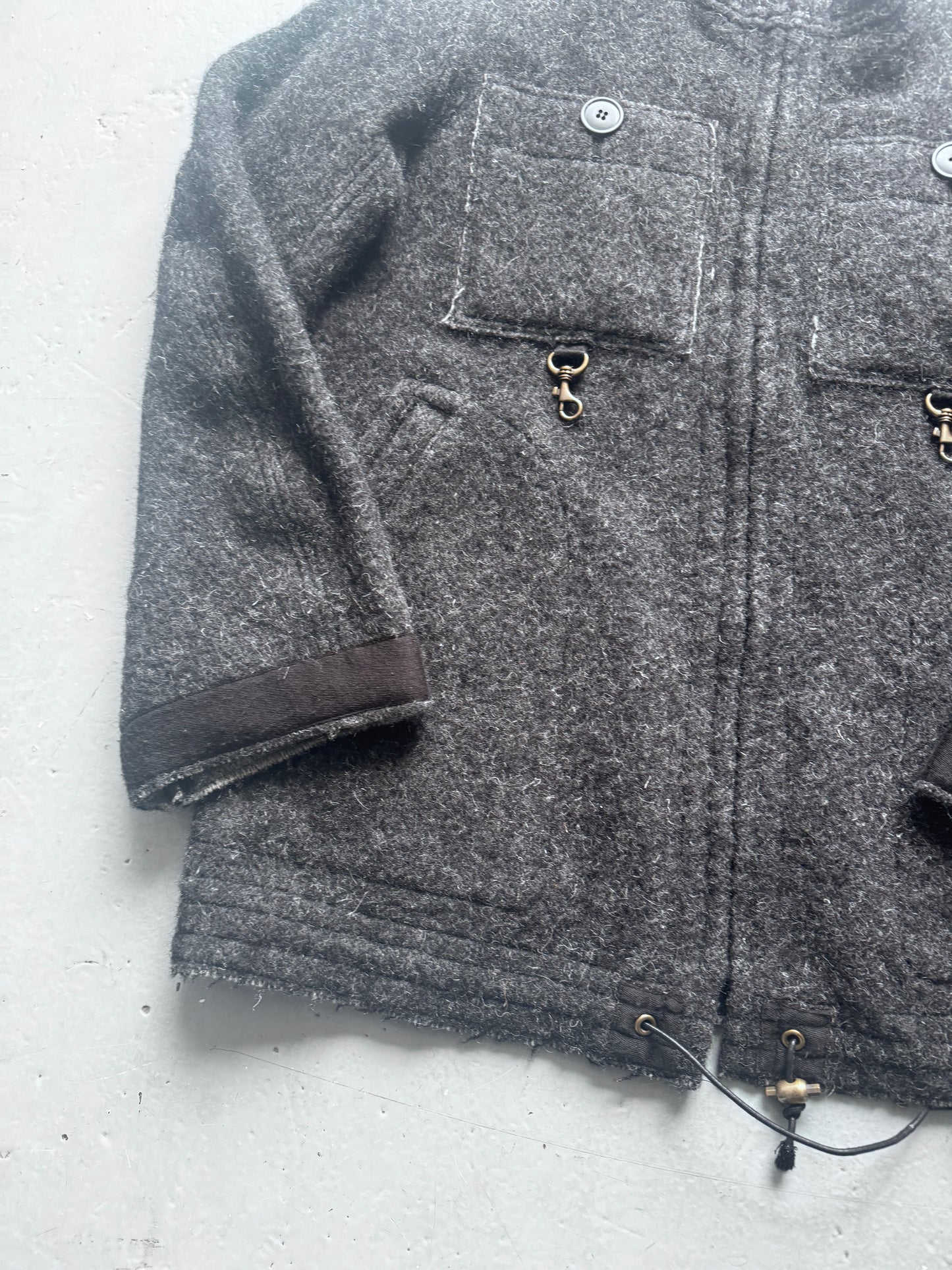 Yuji Yamada Thick Wool Witch Parka