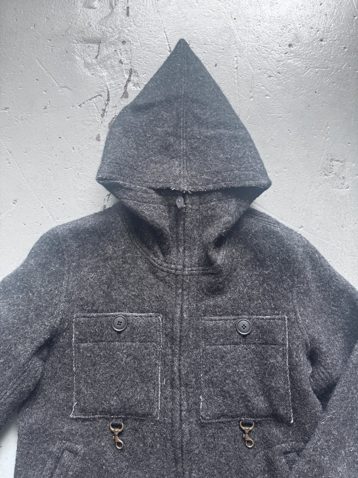 Yuji Yamada Thick Wool Witch Parka