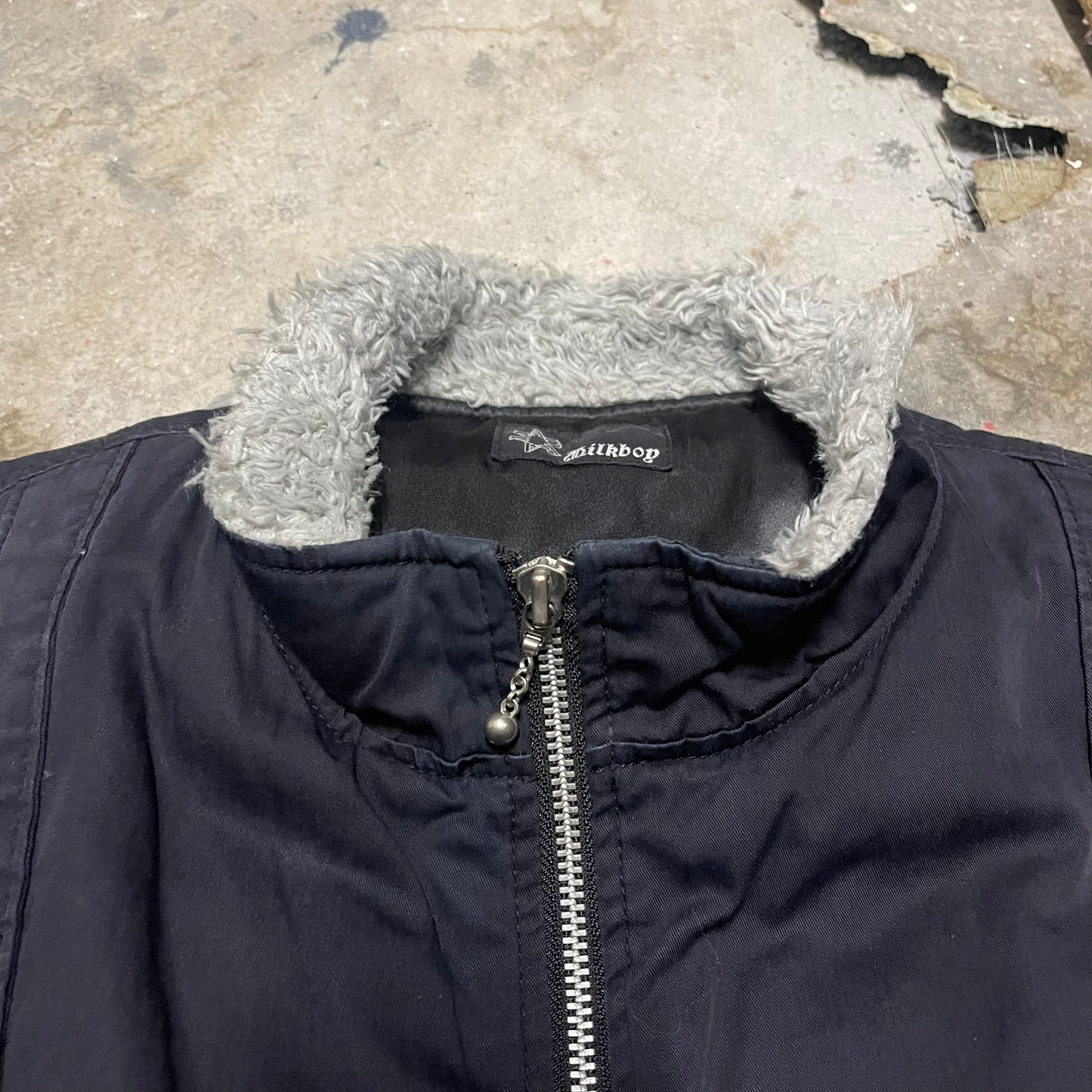 Milkboy Sherpa Collar Aviator Jacket