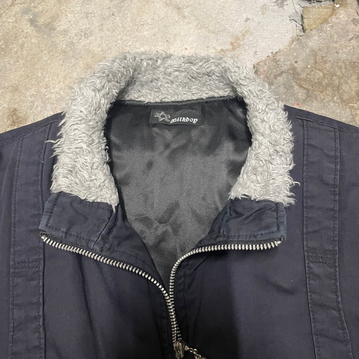 Milkboy Sherpa Collar Aviator Jacket