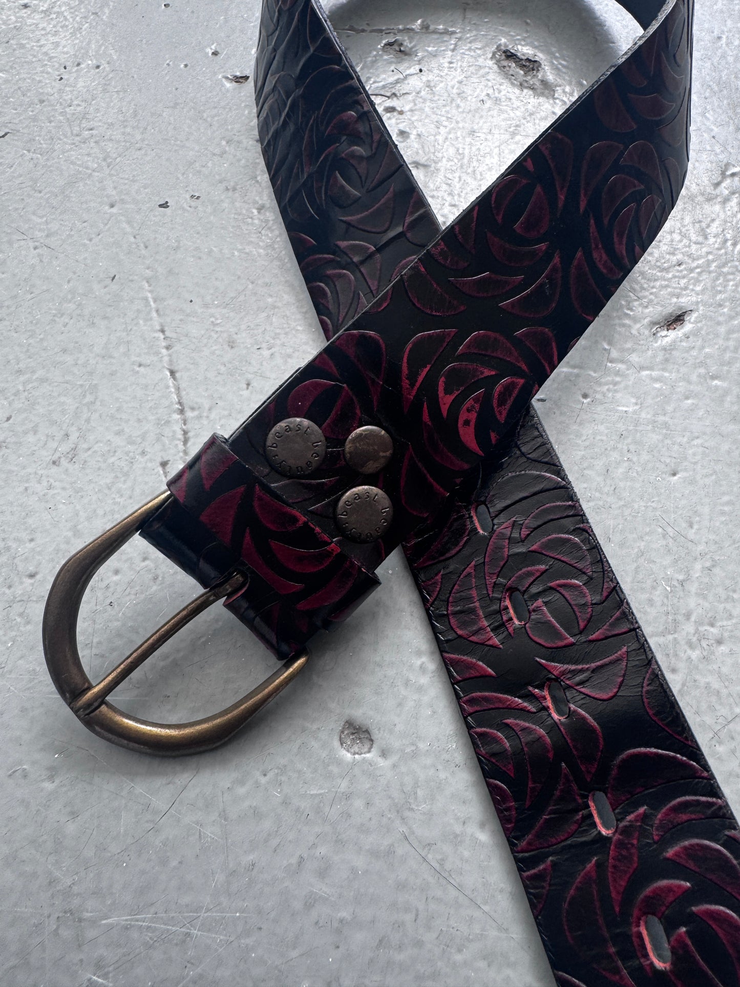 beauty:beast dark knight roses belt