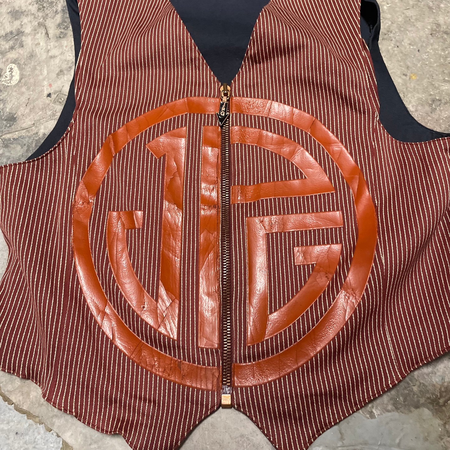 Jean Paul Gaultier 90s Logo Waistcoat