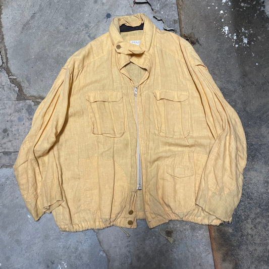 Dries Van Noten Linen Aviator Jacket