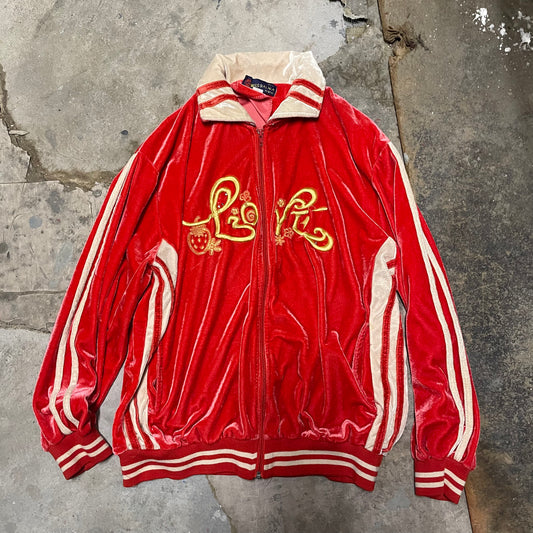 US Vintage Love Velour Track Jacket