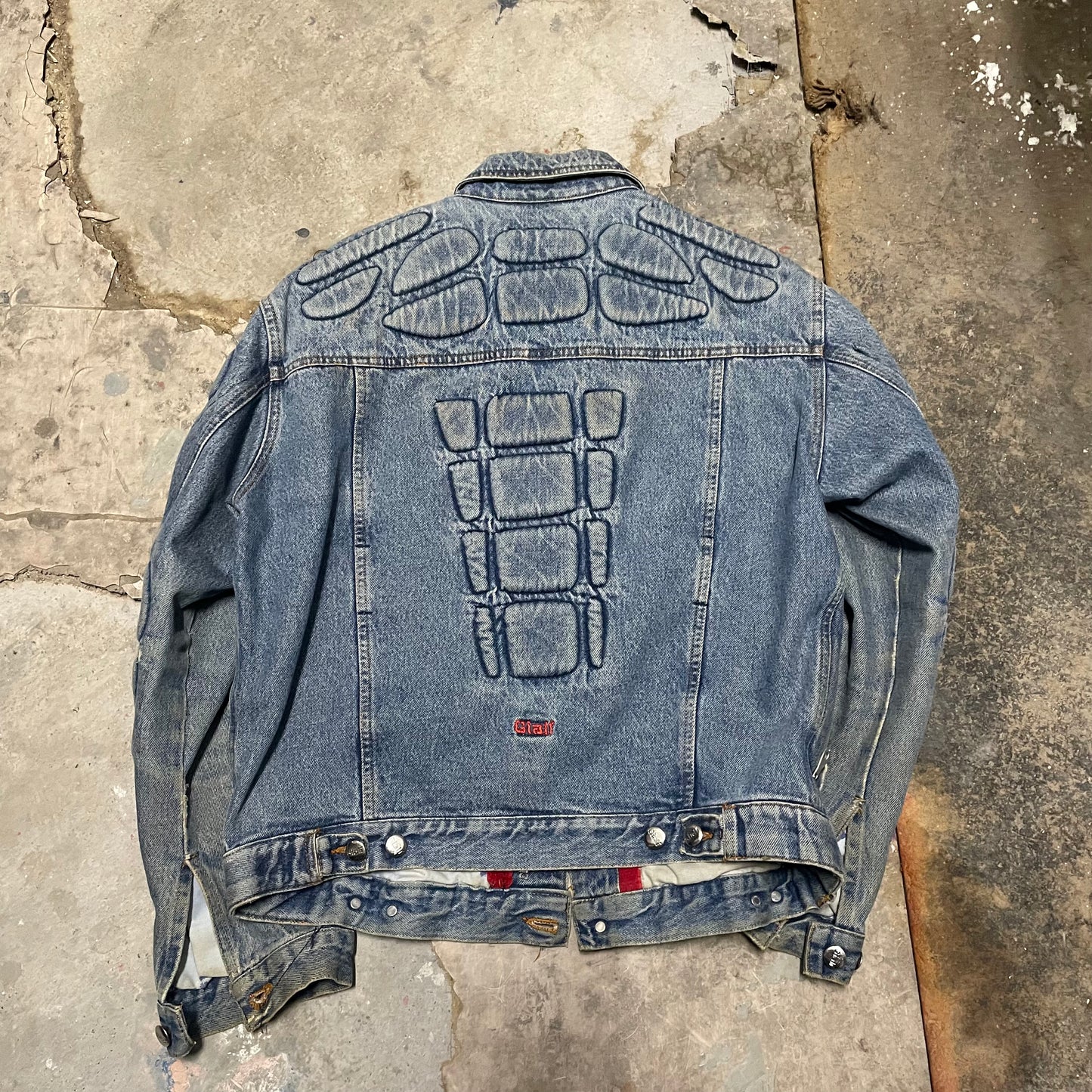 Giali Alligator Muscle Denim Jacket